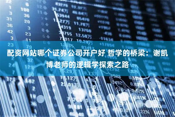 配资网站哪个证券公司开户好 哲学的桥梁:谢凯博老师的逻辑学探索之路